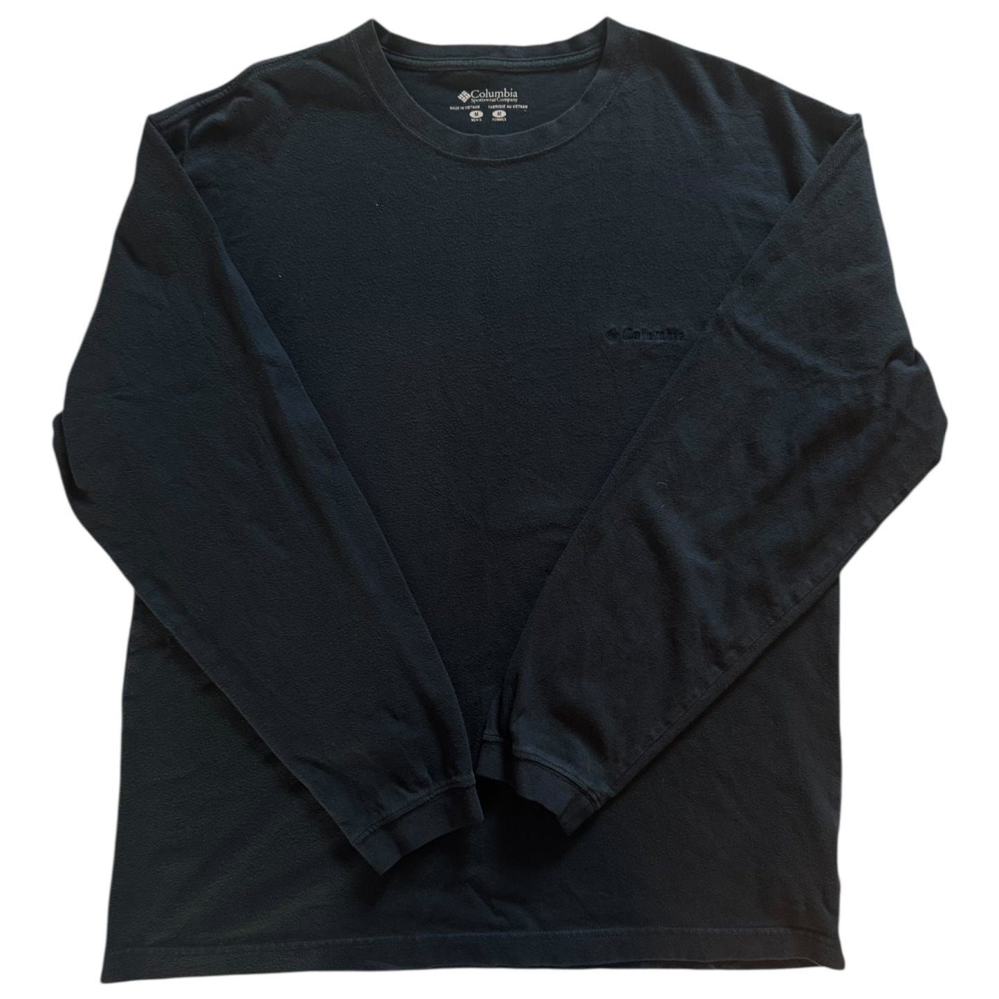 Medium Columbia Navy Long Sleeved T-Shirt