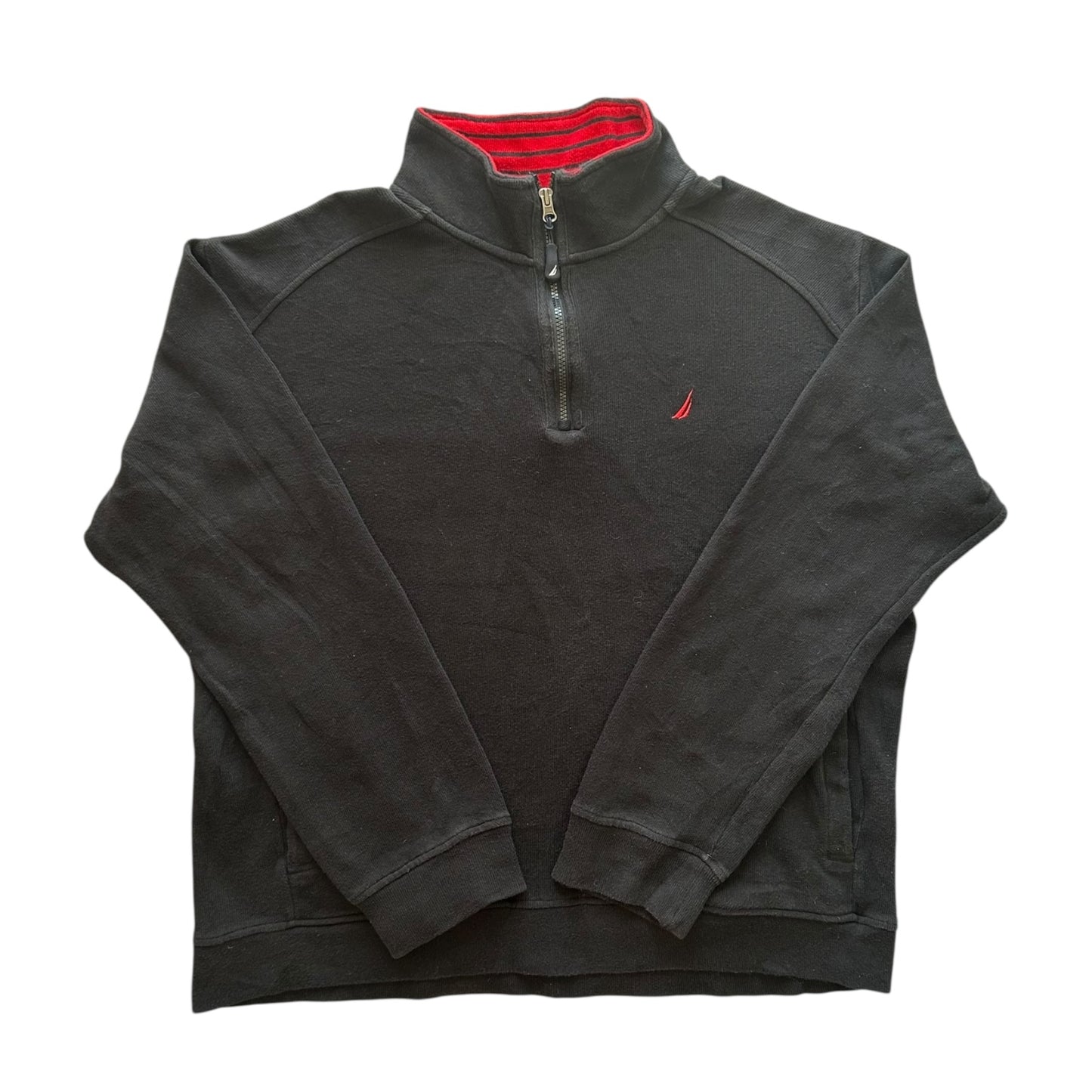 Large Nautica Black 1/4 Zip