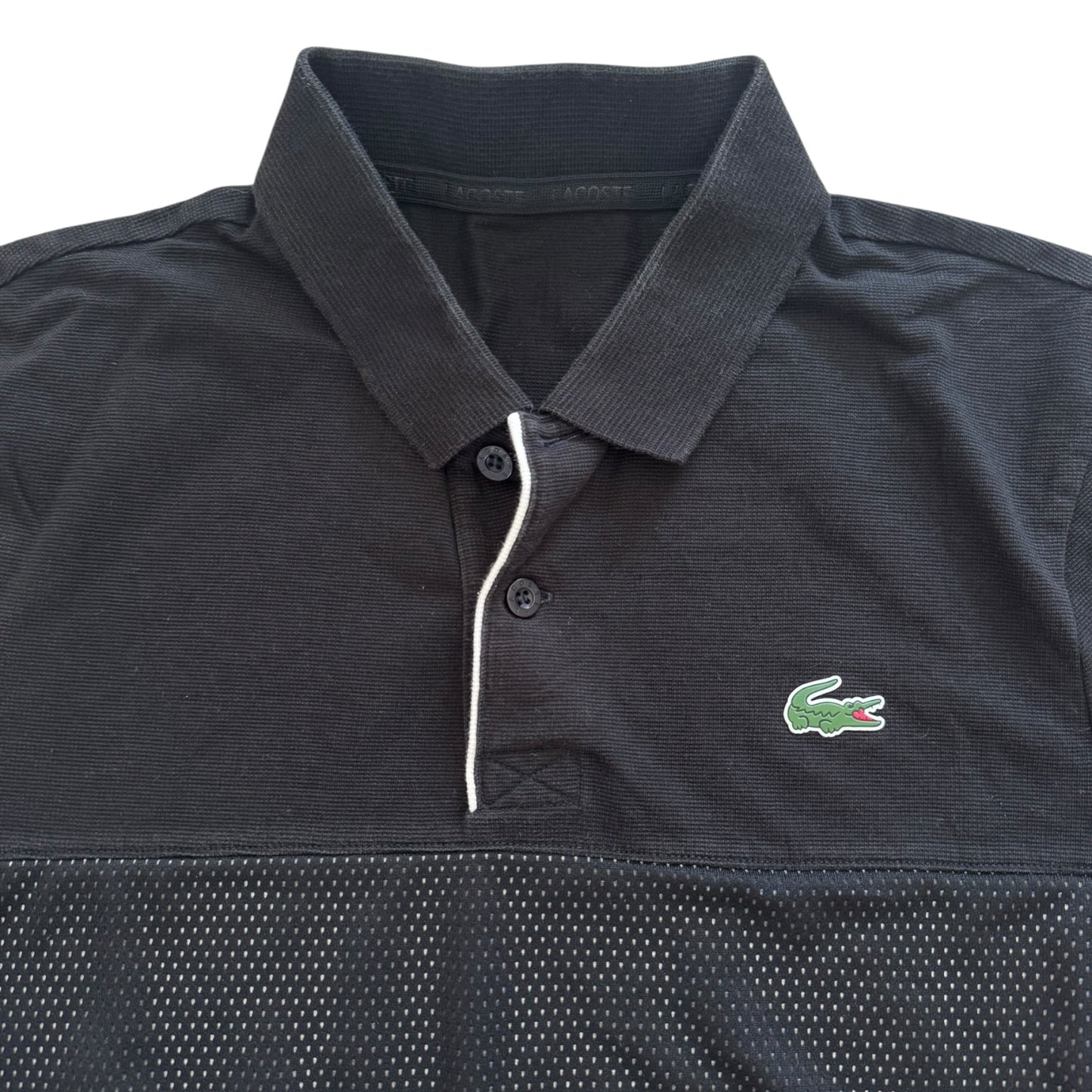 Small Lacoste Black Polo Shirt