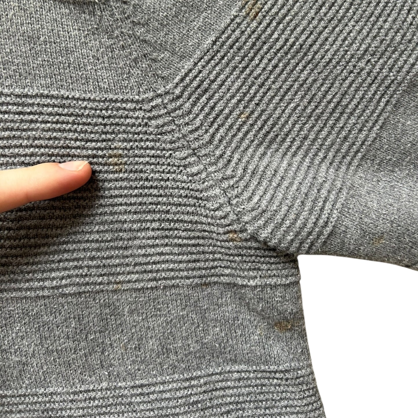 Large Chaps Grey 1/4 Zip