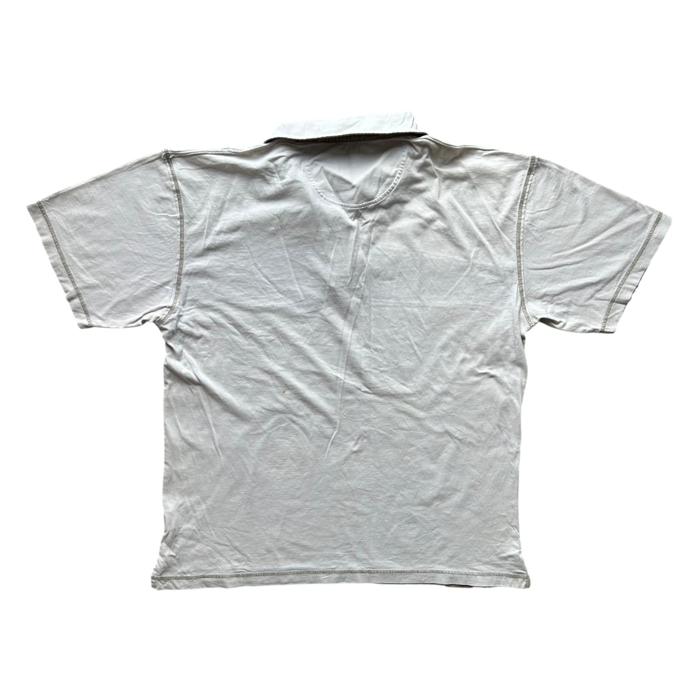 Large TBS White Polo Shirt