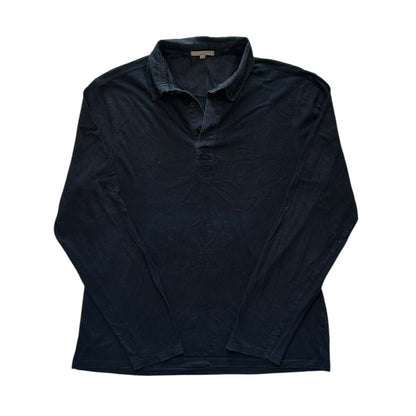 Medium Somewhere Black Rugby Shirt