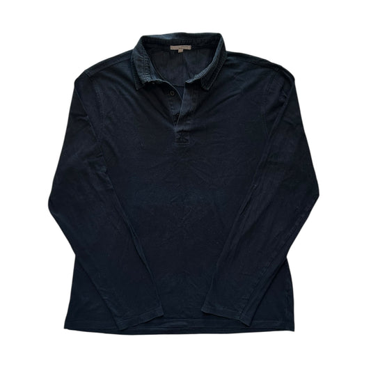 Medium Somewhere Black Rugby Shirt
