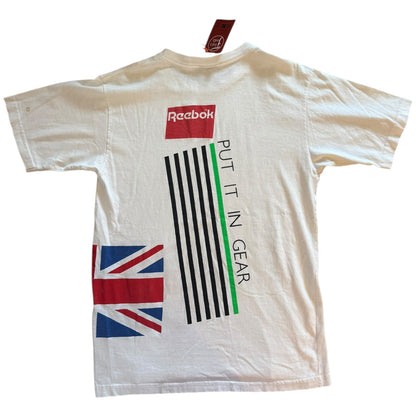 Medium Reebok White Graphic T-Shirt