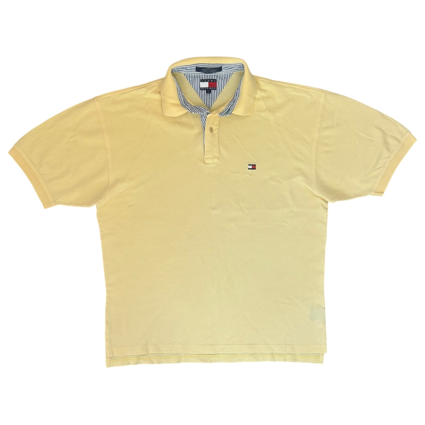 Large Tommy Hilfiger Yellow Polo Shirt