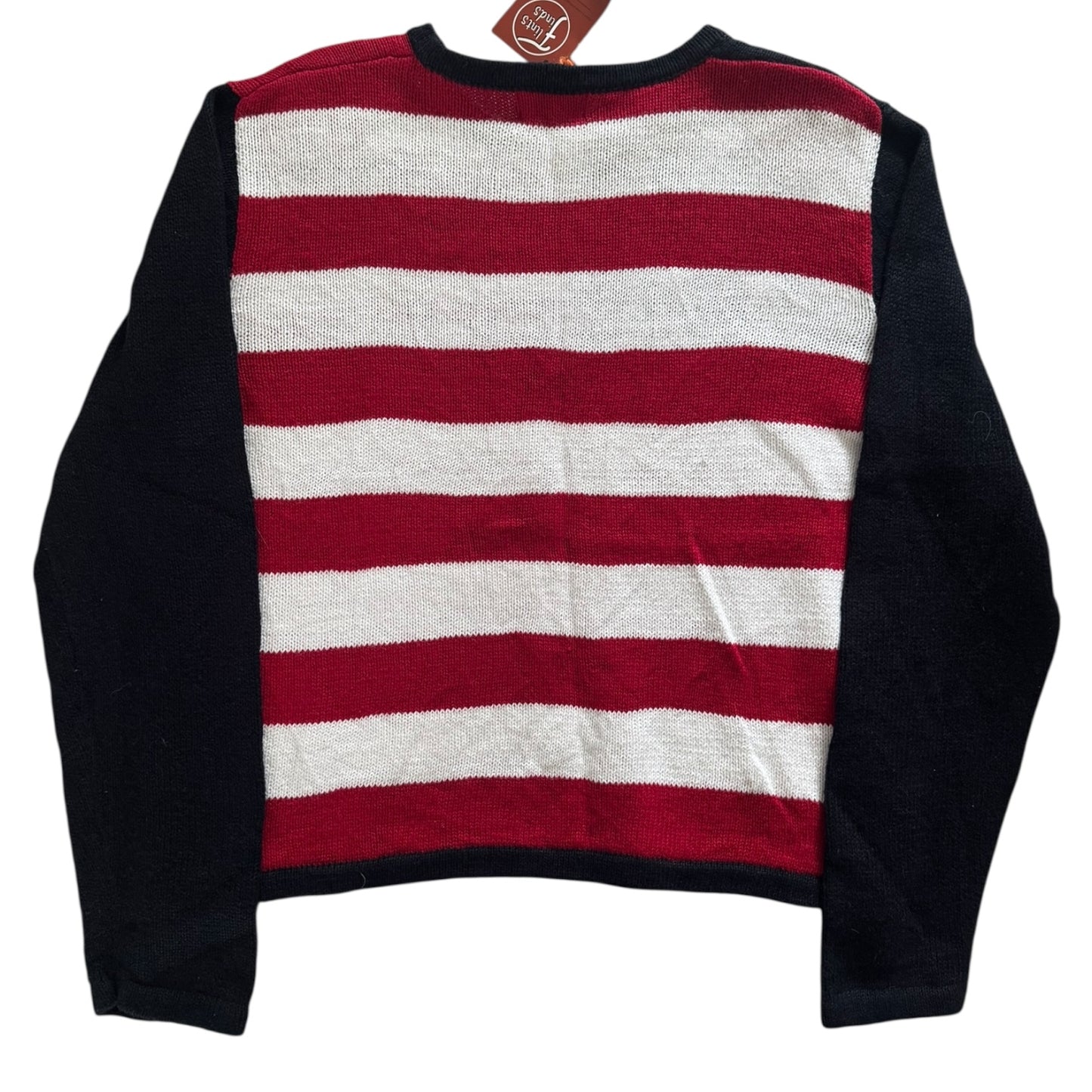 Medium Christopher & Banks Knitted Flag Jumper