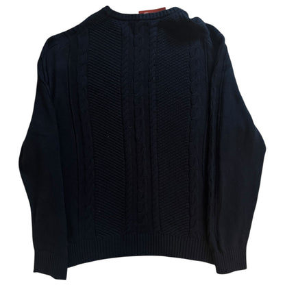 Large Nautica Navy Thick Knitted Jumper