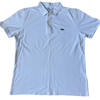 Extra Large Lacoste White Polo Shirt