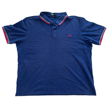 Extra Large Fred Perry Blue Polo Shirt