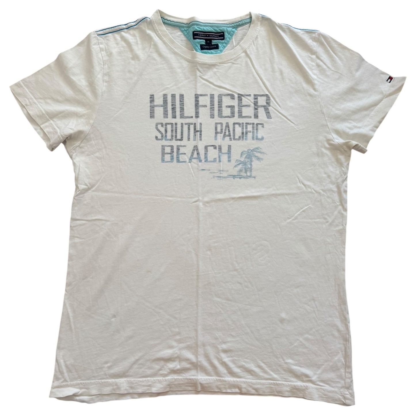 Medium Tommy Hilfiger White Graphic T-Shirt