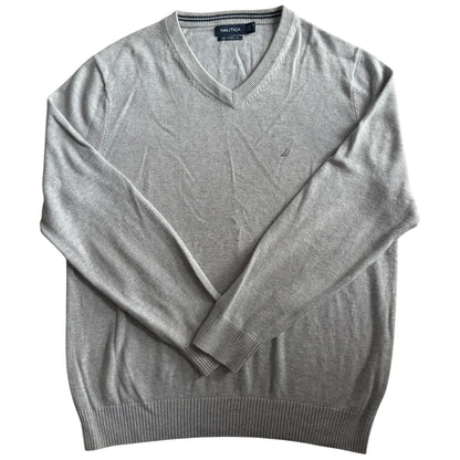 Medium Nautica Grey Knitted Jumper