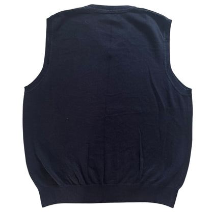 Large Tommy Hilfiger Navy Knitted Sweater Vest
