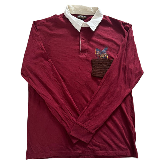 Extra Large Atlas For Men Red Rugby Shirt