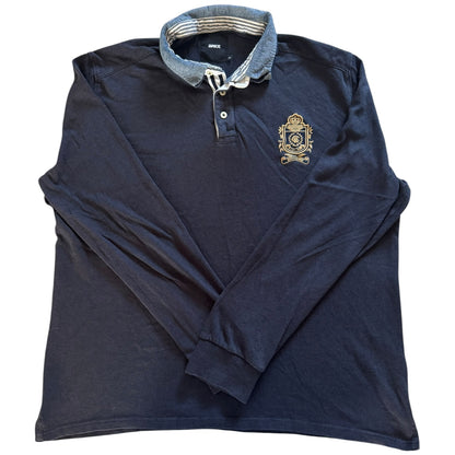 XXL Brice Navy Rugby Shirt