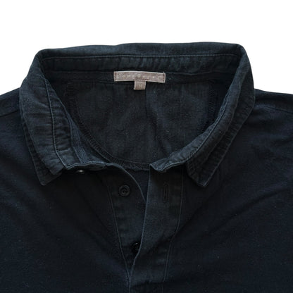 Medium Somewhere Black Rugby Shirt