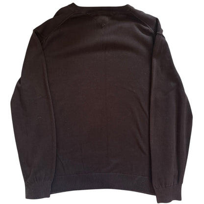 Extra Large Tommy Hilfiger Brown Knitted Jumper