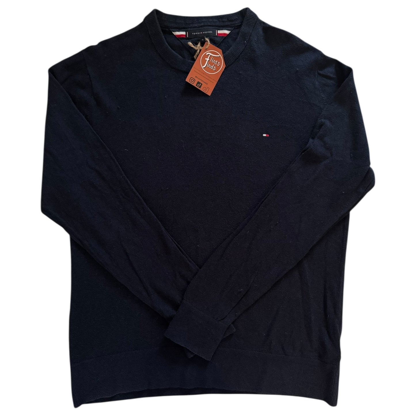 Extra Large Tommy Hilfiger Navy Knitted Jumper