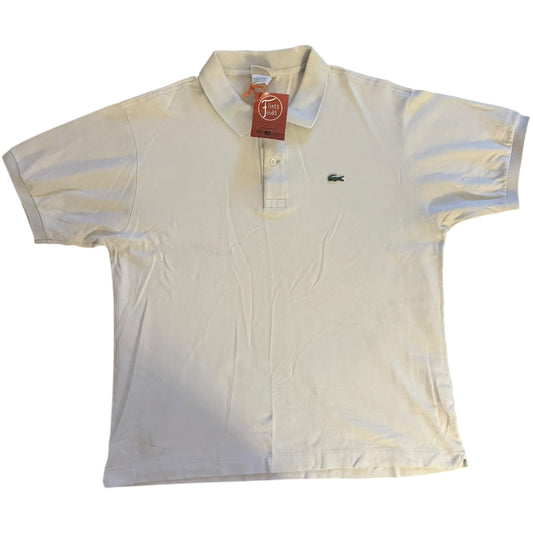 Large Lacoste White Polo Shirt