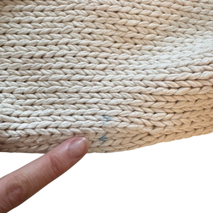 Woman’s Large Ralph Lauren White Thick Knitted Cardigan