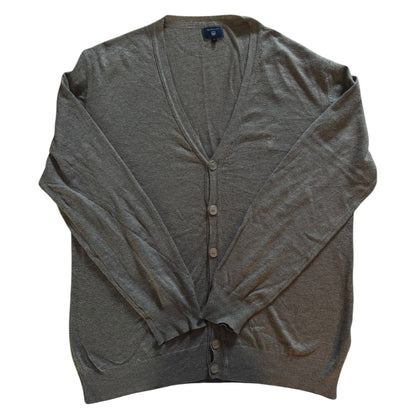 Extra Large Gant Grey Knitted Cardigan