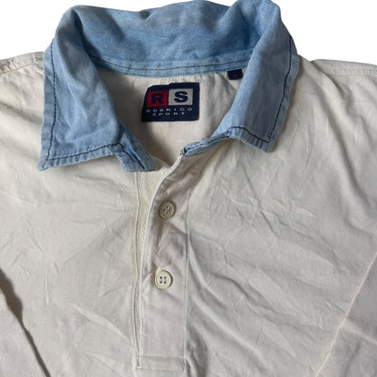 Extra Large Rodrigo Sport Pale Yellow Rugby Shirt