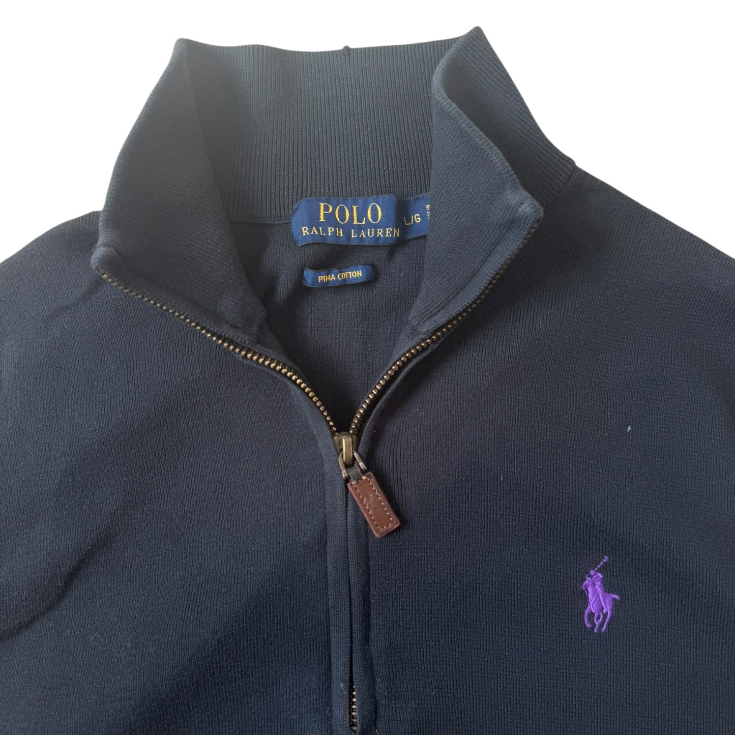 Large Ralph Lauren Black Knitted Sweater Vest