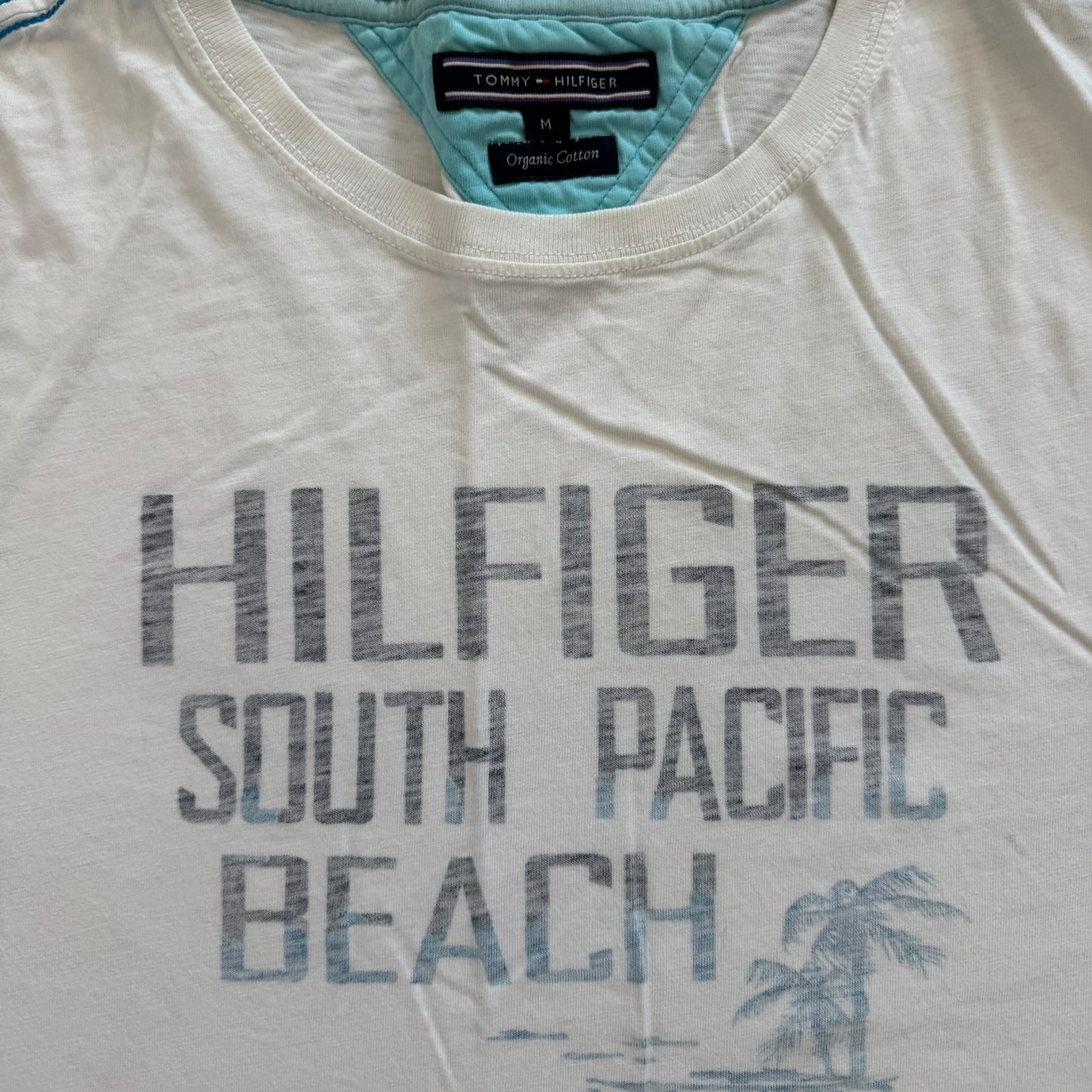 Medium Tommy Hilfiger White Graphic T-Shirt