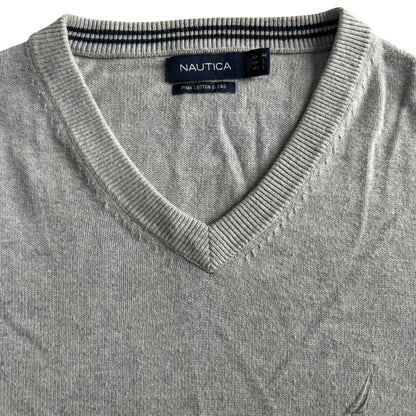 Medium Nautica Grey Knitted Jumper
