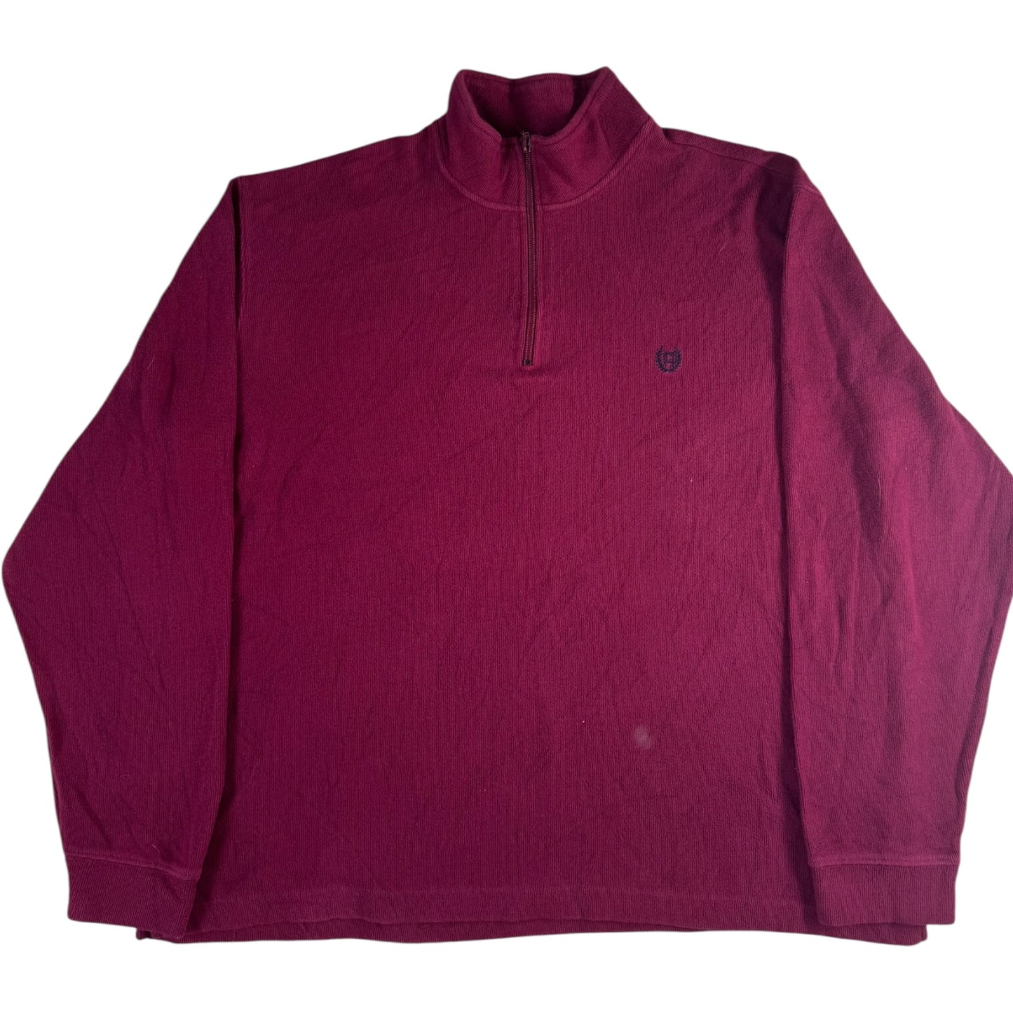 Extra Large Chaps Burgundy 1/4 Zip