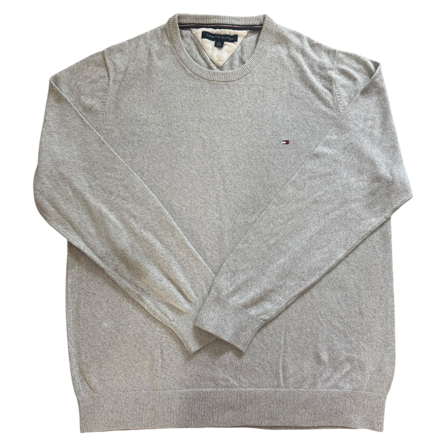 Extra Large Tommy Hilfiger Grey Knitted Jumper