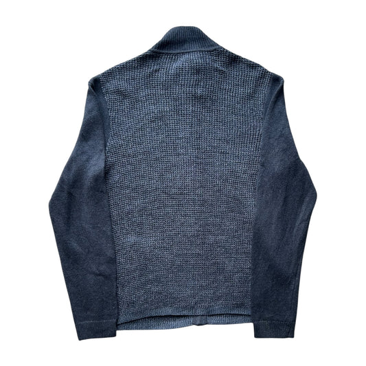 Large Calvin Klein Navy Full Zip Jumper