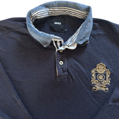 XXL Brice Navy Rugby Shirt