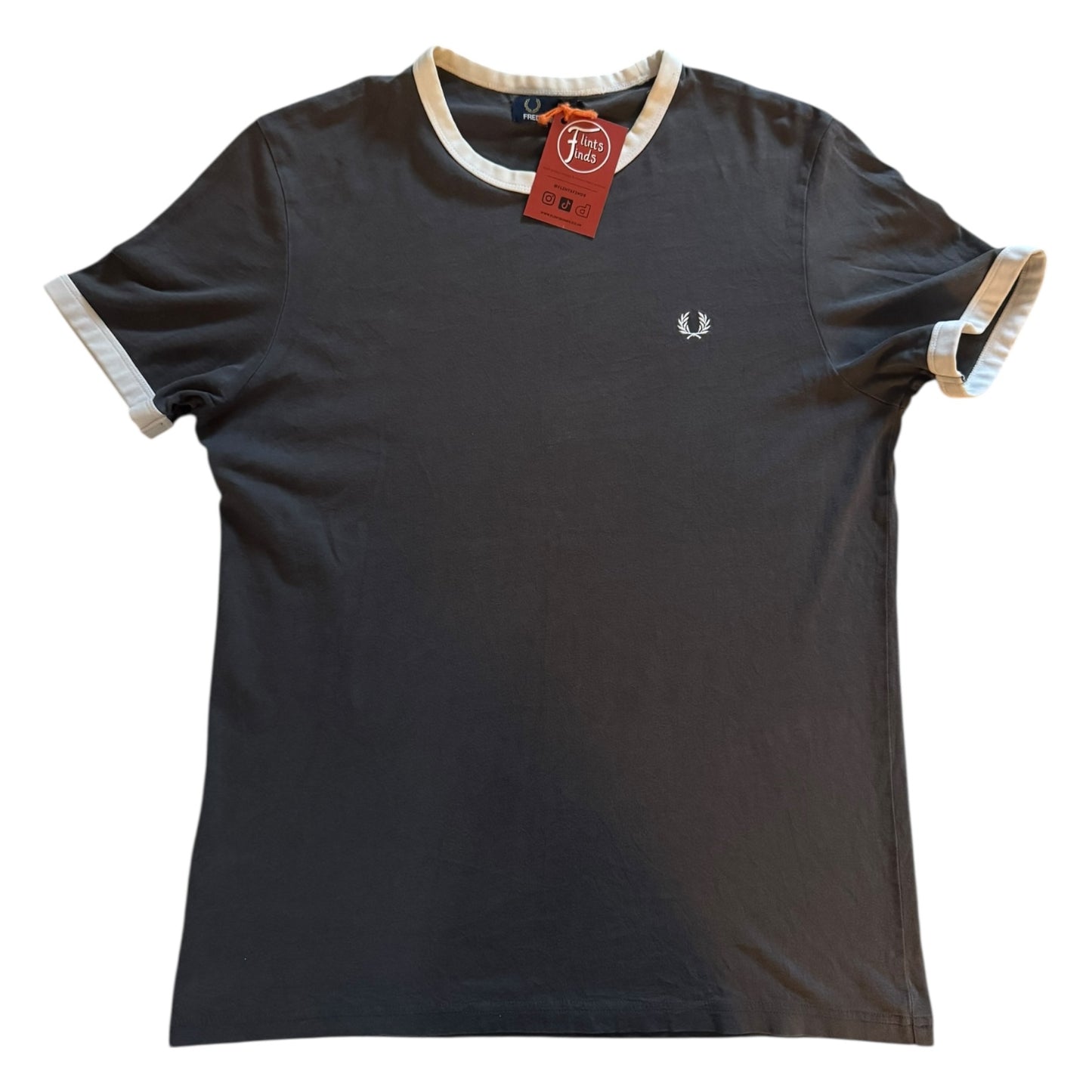 Medium Fred Perry Brown T-Shirt
