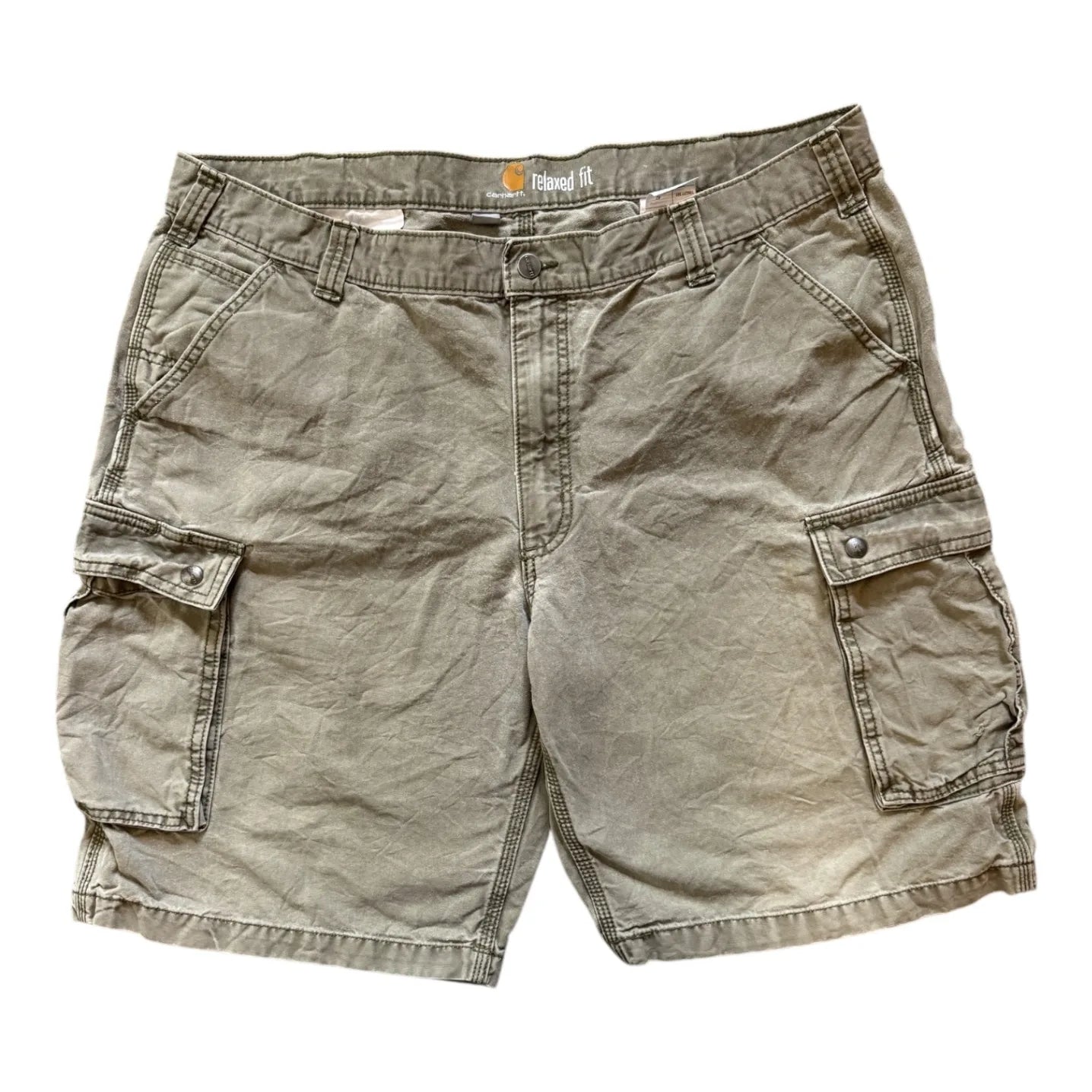 42" Carhartt Beige Cargo Shorts