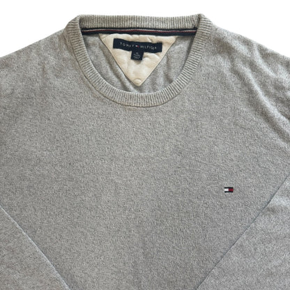 Extra Large Tommy Hilfiger Grey Knitted Jumper