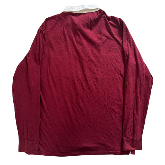 Extra Large Atlas For Men Red Rugby Shirt