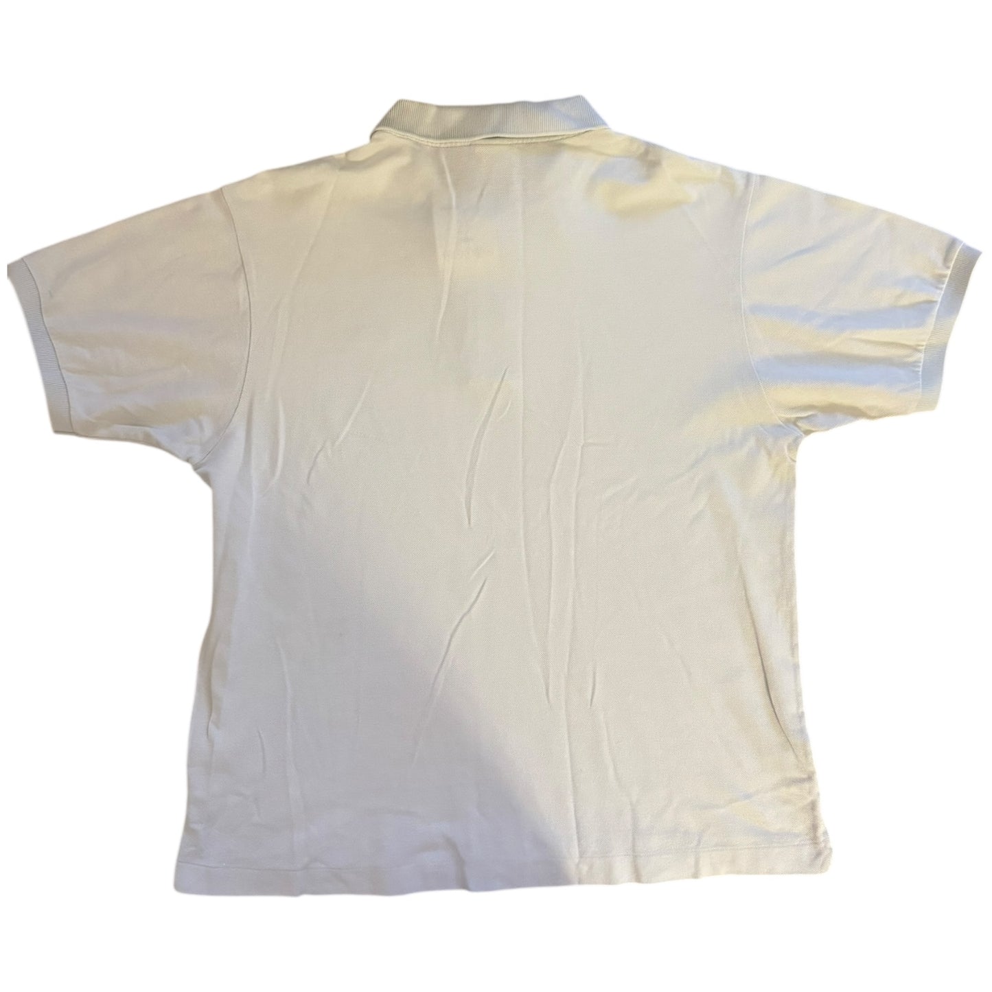 Large Lacoste White Polo Shirt