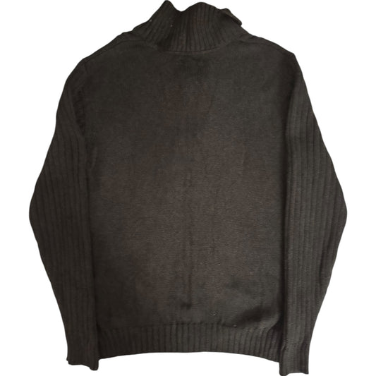 Large Nautica Dark Grey Knitted Jumper