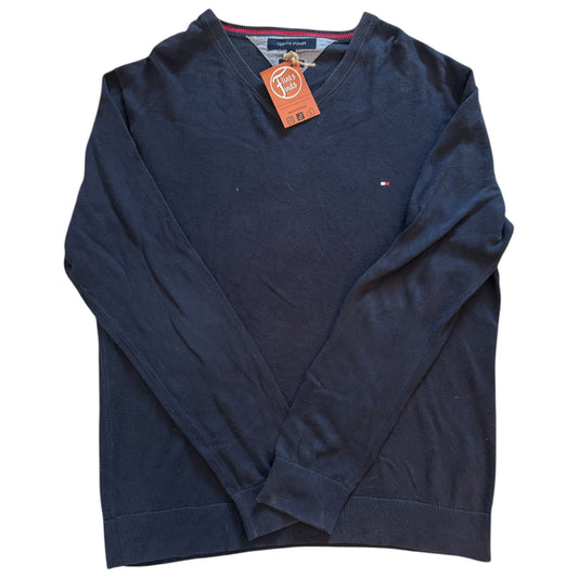 Large Tommy Hilfiger Navy Knitted Jumper