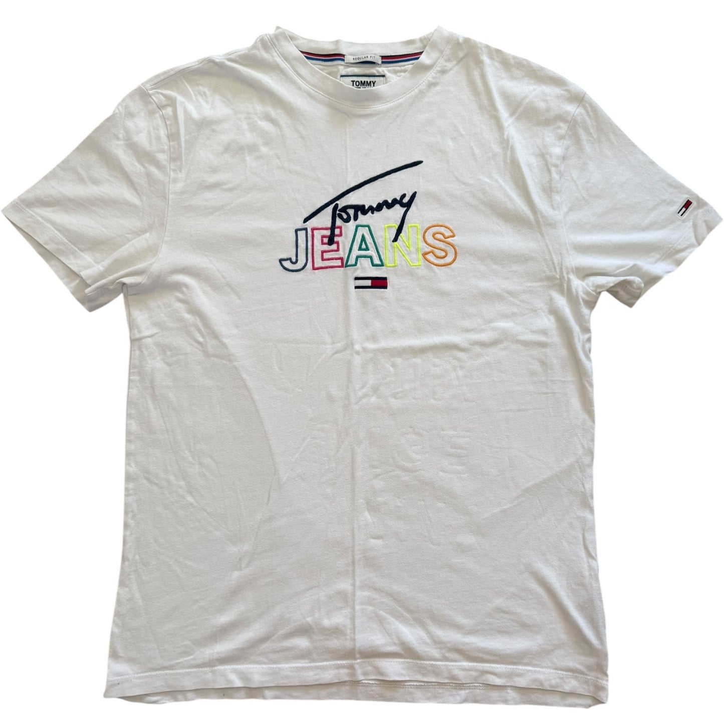 Small Tommy Hilfiger White Graphic T-Shirt