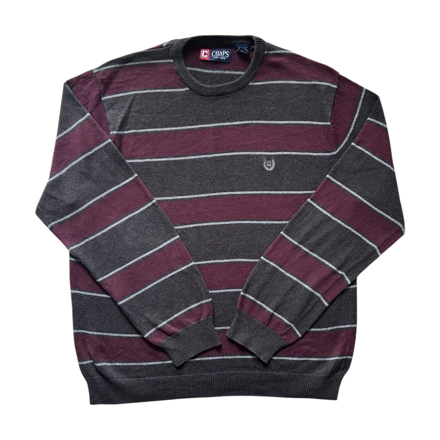 Extra Large Chaps Brown Knitted Jumper