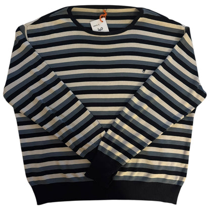 XXL Ralph Lauren Blue Striped Knitted Jumper
