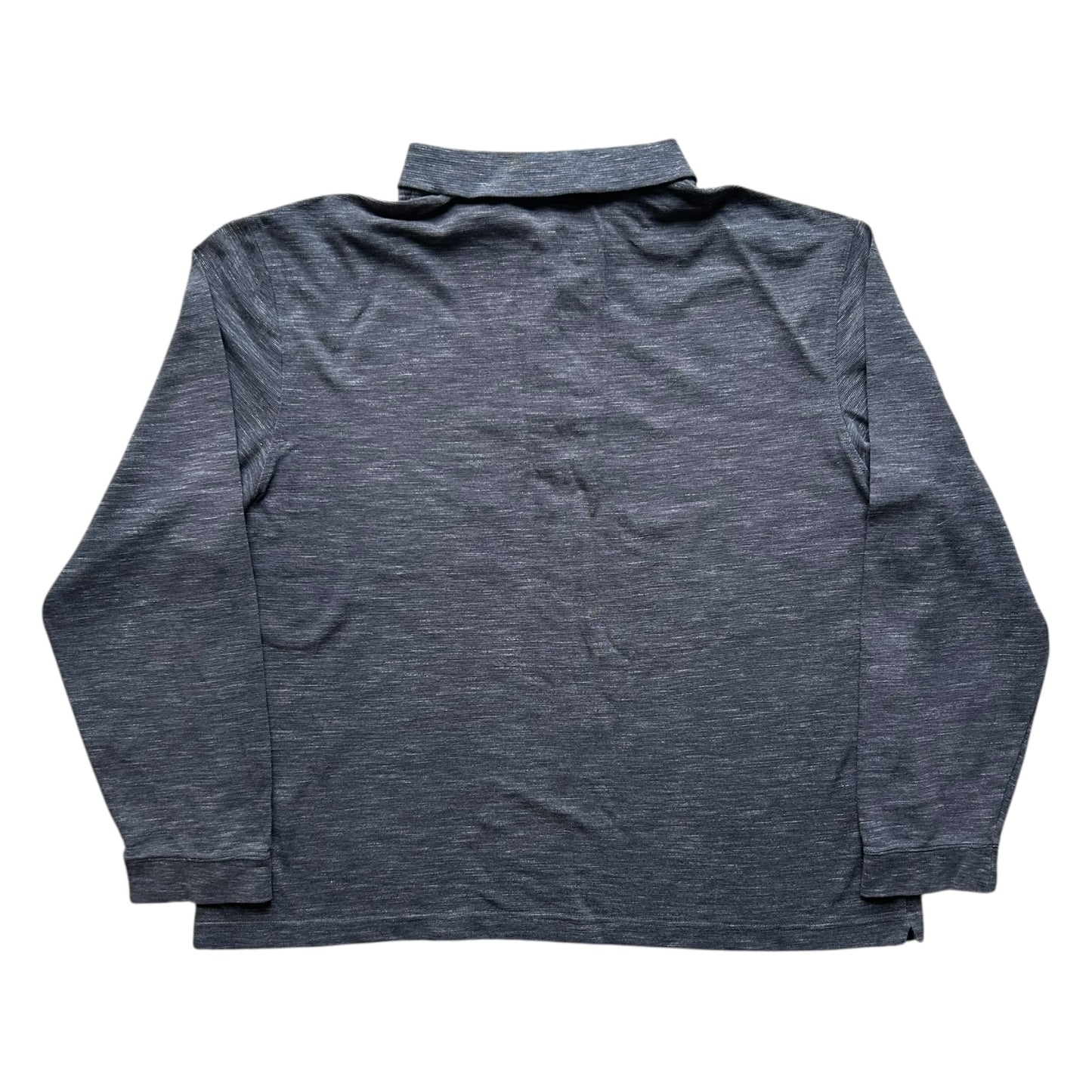 Extra Large Lacoste Grey Long Sleeve Polo Shirt