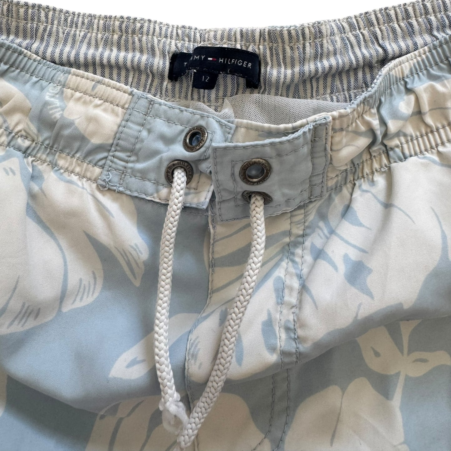 Children’s Aged 10-12 Tommy Hilfiger Floral Swimming Shorts