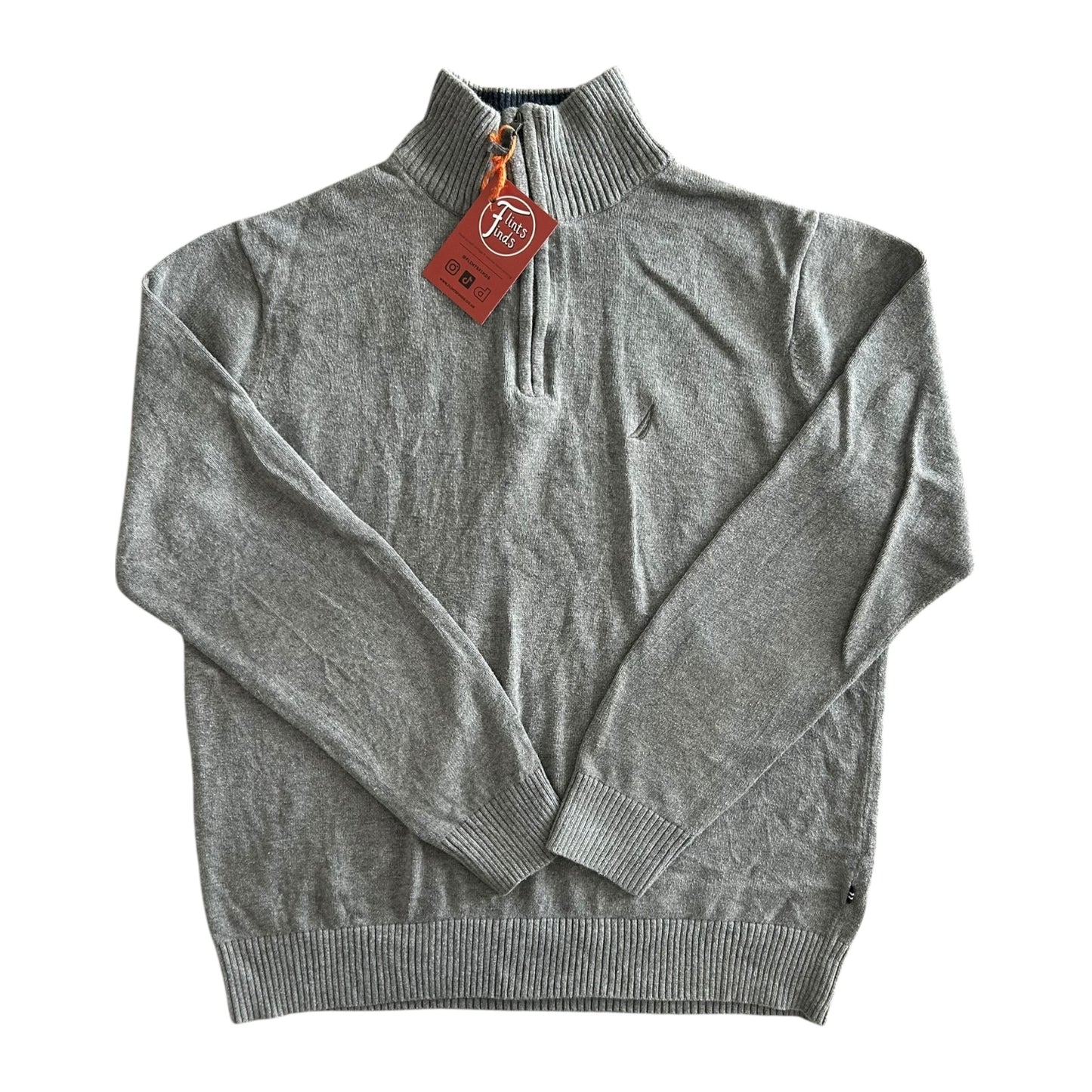 Small Nautica Grey 1/4 Zip