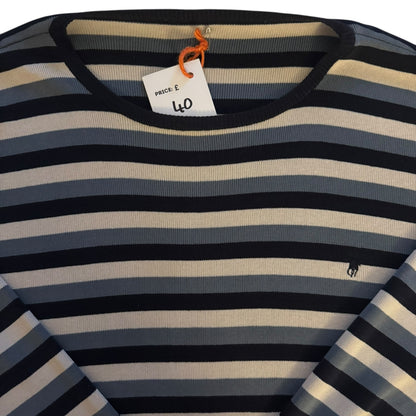 XXL Ralph Lauren Blue Striped Knitted Jumper