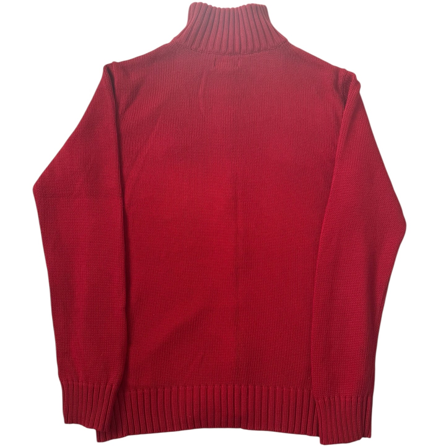 Small Ralph Lauren Red Full Zip Knitted Jumper
