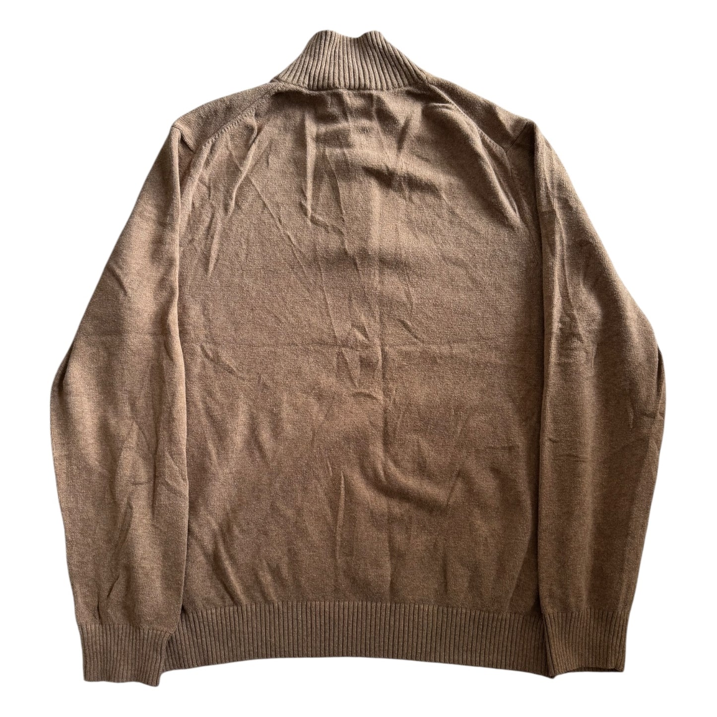 Large Nautica Brown 1/4 Zip