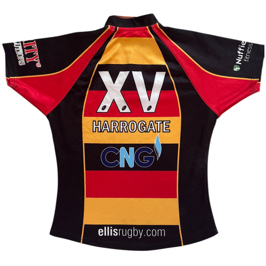 Medium Harrogate Rugby Black, Yellow and Red Rugby Shirt