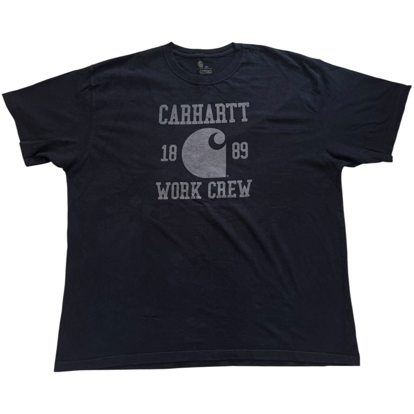 2XL Carhartt Black Graphic T-Shirt